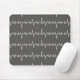 Mousepad Médico Cardiac Heartbeat Hospital de Saúde