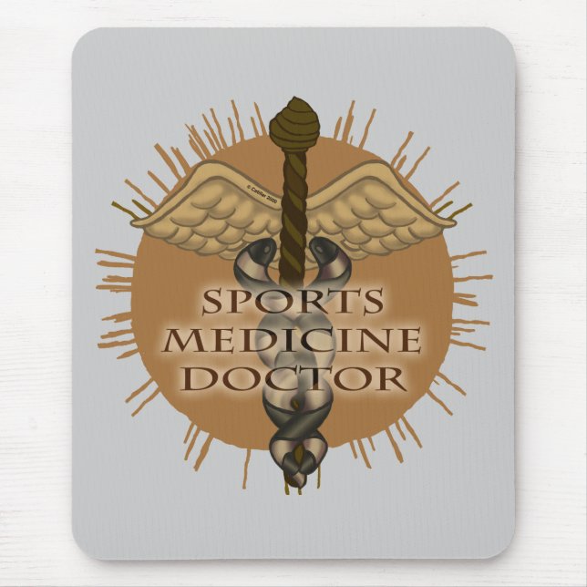 Mousepad Médico de Medicina Esportiva Caduceu (Frente)