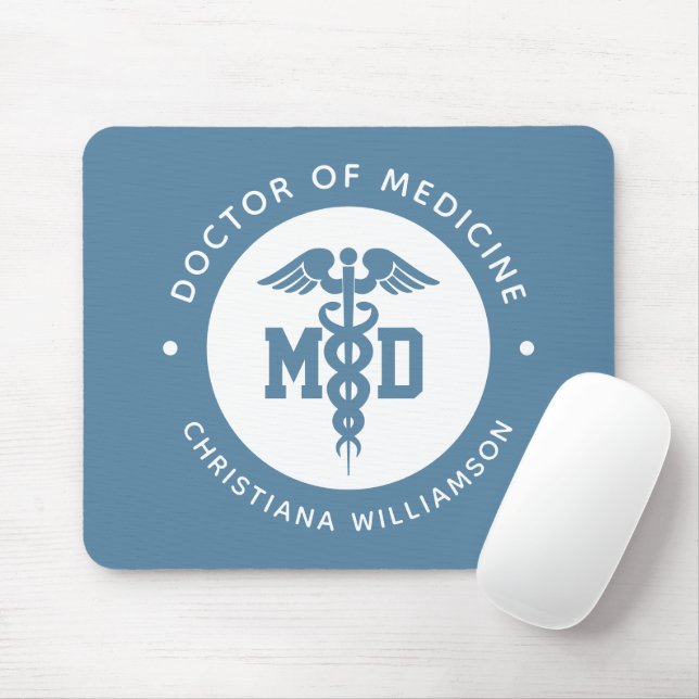 Mousepad Médico de Medicina Médico Personalizado (Com mouse)