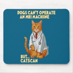 Mousepad Médico Medicina Gato Médico Gato Engraçado