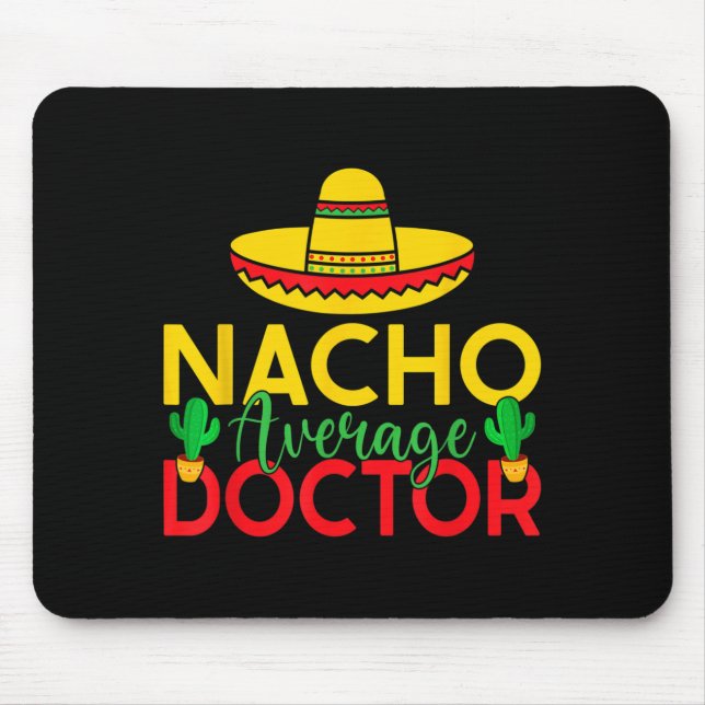 Mousepad Médico Mexicano Nacho Médico Médio (Frente)