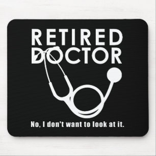 Mousepad Médico Reformado com Stethoscope e Sassy Engraça