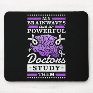 Mousepad Médicos estudam minhas poderosas ondas cerebrais