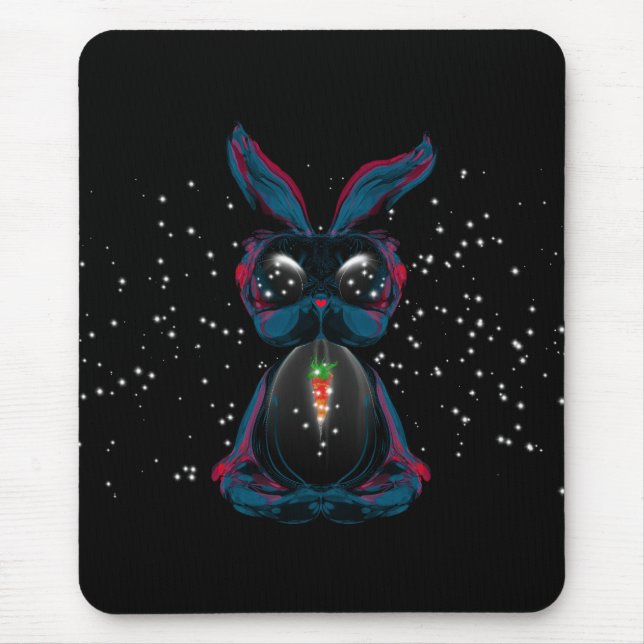 Mousepad Meditação de Dose de Olhos Bonitos à Luz Estelar (Frente)