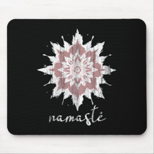 Mousepad Meditação Esotérica Flor de Lótus Namaste Yoga 