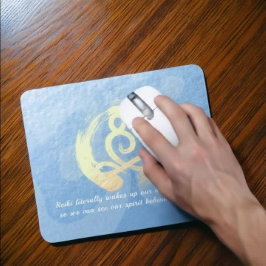 Mousepad Meditação por Instrutor Yoga Pose Zen Om Sinal Cot