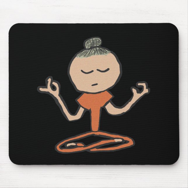 Mousepad Meditando budista (Frente)