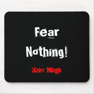 Mousepad Medo de Krav Maga nada mousemat