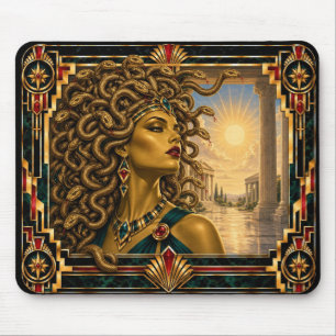 Mousepad Medusa, Art Déco Mitológica