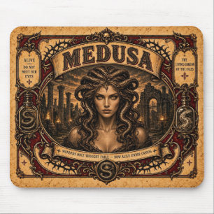 Mousepad Medusa, Monstro de Circo Vintage
