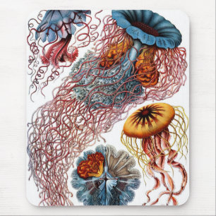 Mousepad Medusas por Ernst Haeckel