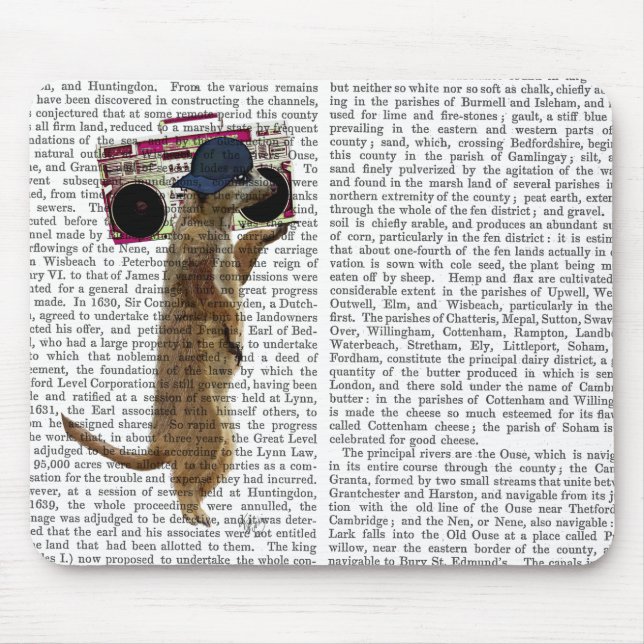 Mousepad Meerkat com Boom Box e Blaster 2 (Frente)
