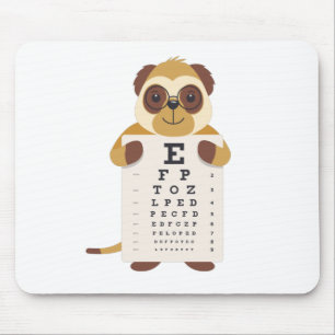 Mousepad Meerkat do gráfico de olhos
