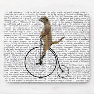 Mousepad Meerkat em Black Penny Farthing