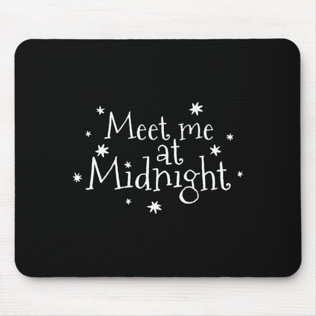 Mousepad Meet Me At Midnight New Year 2026 Romantic Countdo (Frente)