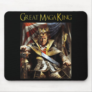 Mousepad Mega King EUA Flag Orud Ultra Maga Trump