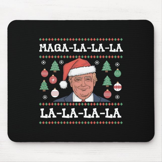 Mousepad Mega La Donald Trump Potus 47 Natal Feio (Frente)
