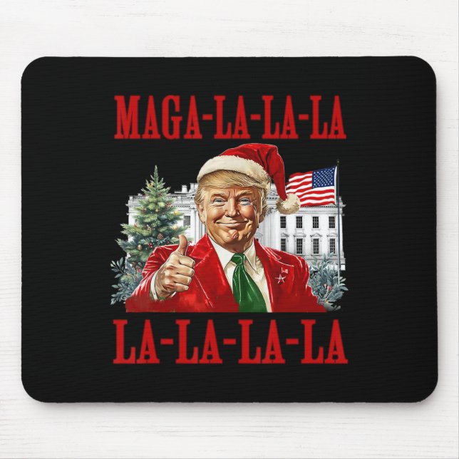 Mousepad Mega La Donald Trump Potus 47 Natal Feio (Frente)