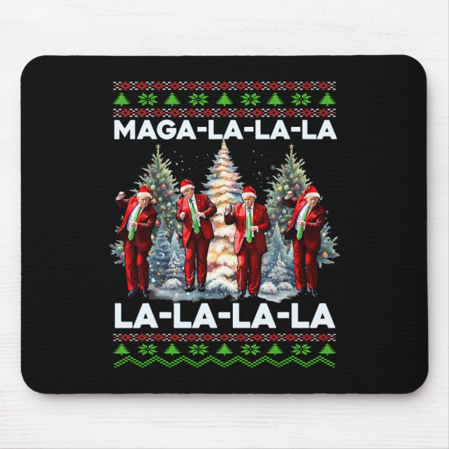 Mousepad Mega La Donald Trump Potus 47 Natal Feio (Frente)