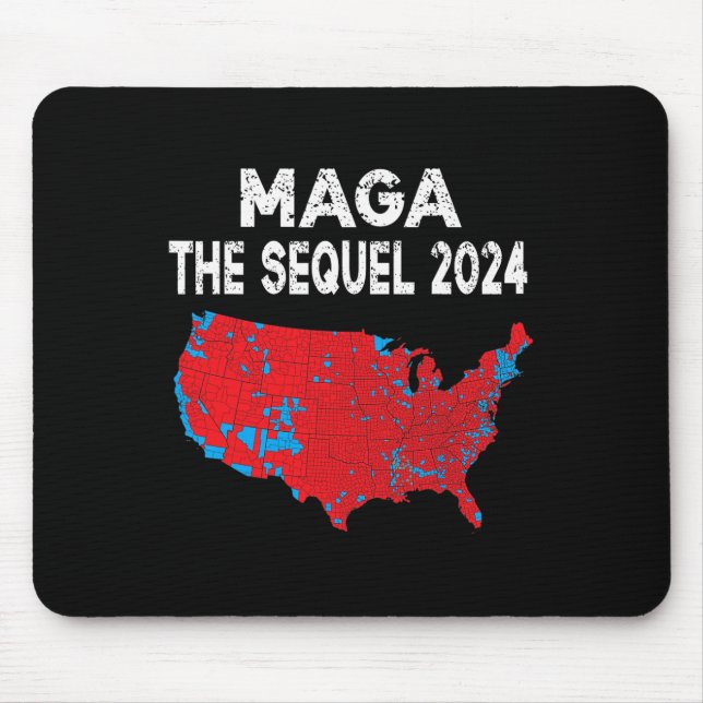 Mousepad Mega O Mapa Eleitoral do Presidente Sequel Trump 2 (Frente)