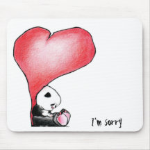 Megg: Uma panda bonito - coração, eu sou pesaroso