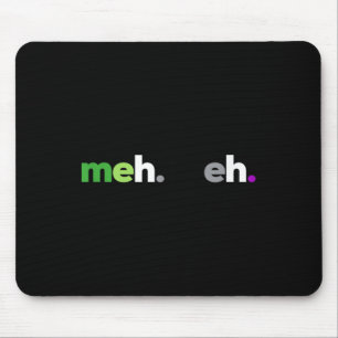 Mousepad Meh Meh Aroace Orgulho Lgbtq, Lgbt Aro Ace, Aromân