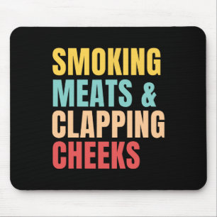 Mousepad Meias Fumantes E Churrascos De Carne De Churrasco