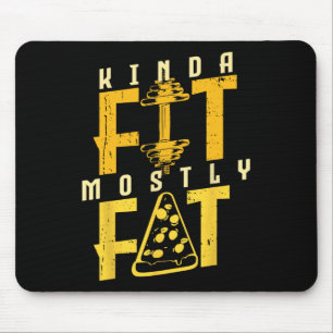 Mousepad Meio Ajustado Na Maioria Dos Exercícios De Pizza D