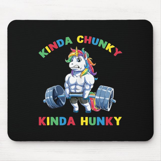 Mousepad Meio Chunky Tipo Horrível, Bodybuildin (Frente)