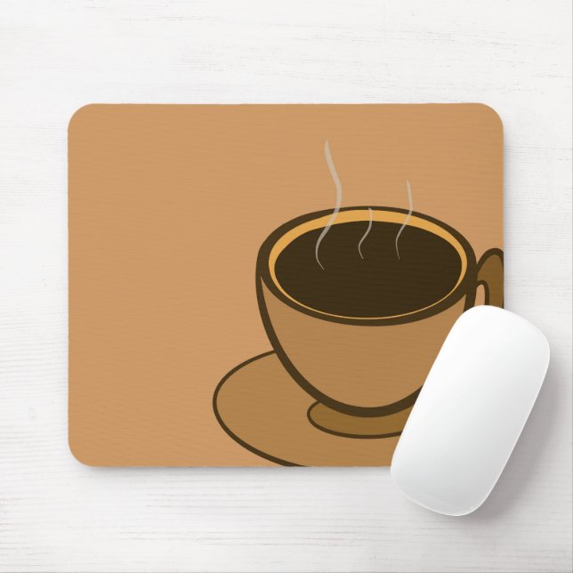 Mousepad Meio século Moderno Café Marrom (Com mouse)