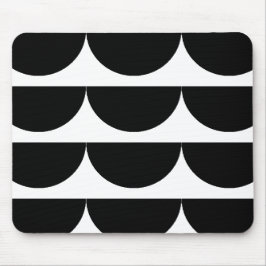 Mousepad Meio tapete do rato geométrico do círculo