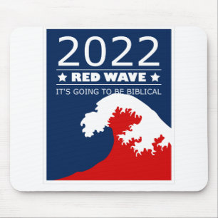 Mousepad Meio-Termos Bíblicos 2022 Onda Vermelha