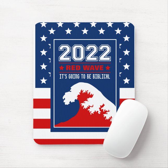 Mousepad Meio-Termos Bíblicos 2022 Onda Vermelha (Com mouse)