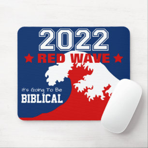 Mousepad Meio-Termos Bíblicos 2022 Onda Vermelha