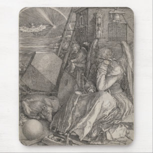 Mousepad Melancholia mim, gravando por Albrecht Durer