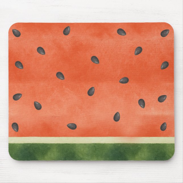 Mousepad Melancia De Qualquer Jeito Que Você Fatia Fruta de (Frente)