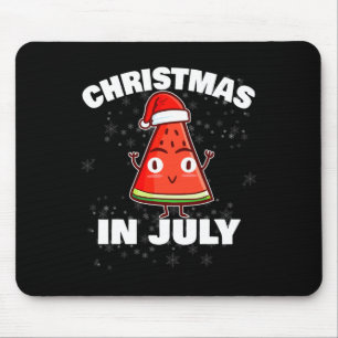 Mousepad Melancia Natal Em Julho Árvore De Natal De Verão
