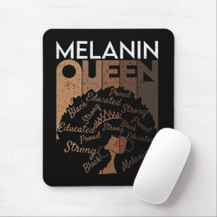 Mousepad Melanin Afro Queen Art