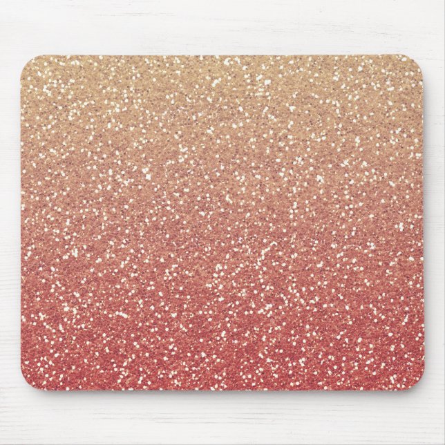 Mousepad Melão Dourado rosa brilhante (Frente)