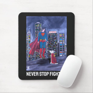 Mousepad Melhor Amigo dos Super-Heróis Pintura por Alfred F
