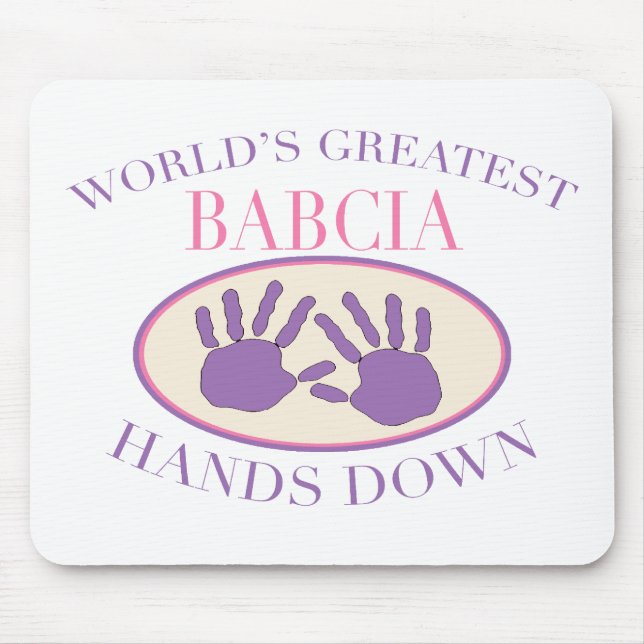Mousepad Melhor Babcia Sem Dúvida Camiseta (Frente)