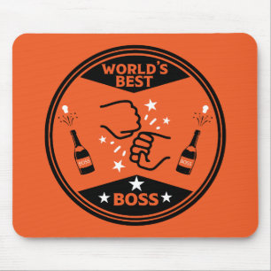 Mousepad Melhor Chefe do Mundo