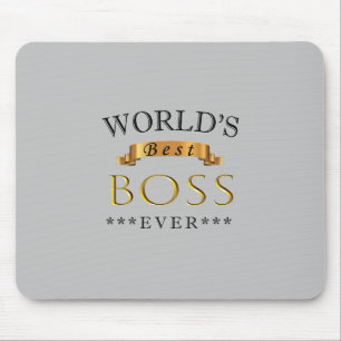 Mousepad Melhor chefe do mundo de sempre