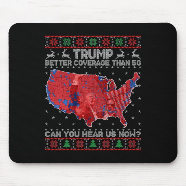 Mousepad Melhor Cobertura Do Natal Do Que 5g Pode Ele (Frente)