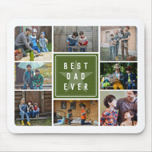 Mousepad Melhor Colagem de Fotos do Moiss Green Star