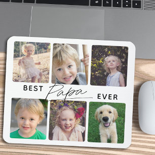 Mousepad Melhor Colagem de Fotos Papa Ever Calliografia 6