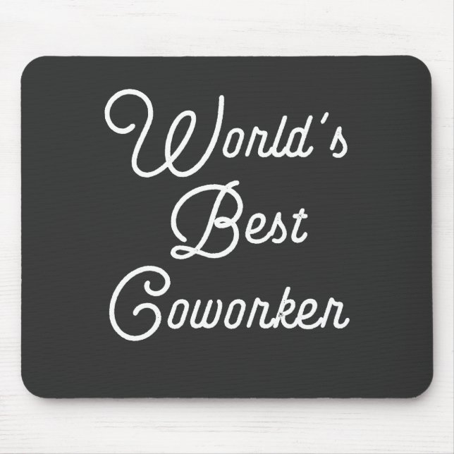 Mousepad Melhor Colega de Trabalho do Mundo (Frente)