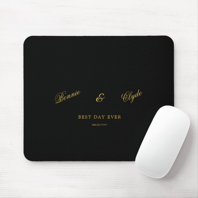 Mousepad Melhor Dia Brilhante Ever Moderno Estilo de Escrit (Com mouse)