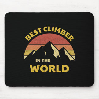 Mousepad Melhor Escalador Do Mundo Montanhista Climber Mont