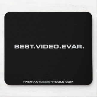 Mousepad Melhor Evar Vídeo - Bloco de Mouse Preto